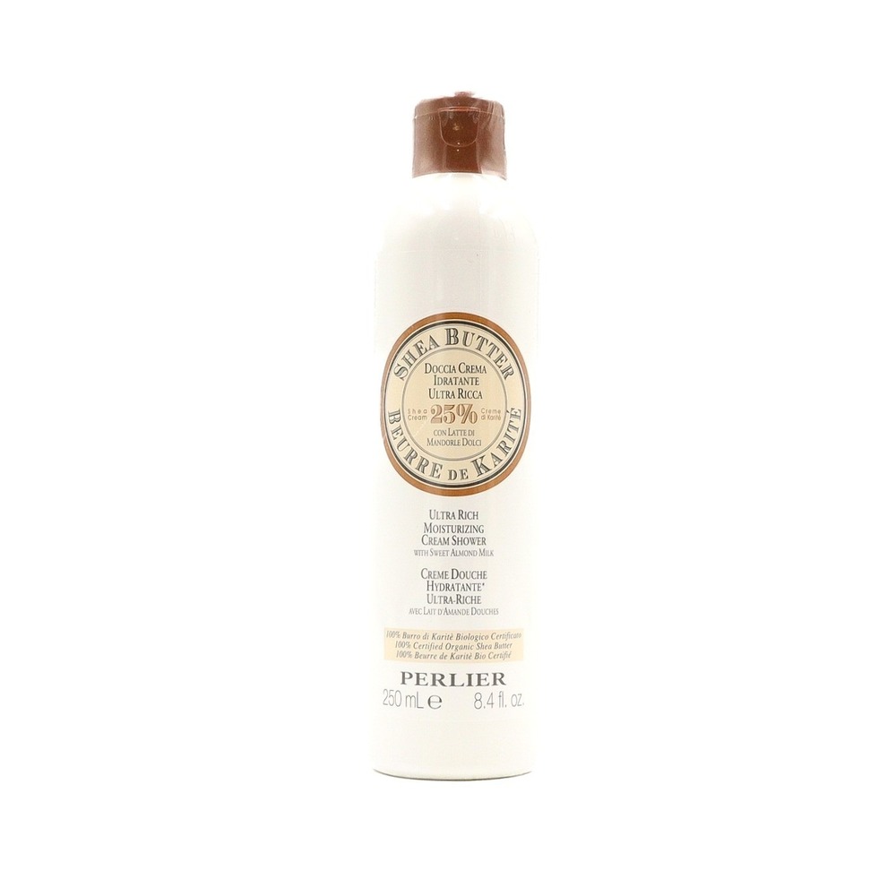 Perlier - Shea Butter Ultra Rich Moisturizing Cream Shower - Almond 8.4 fl. oz.